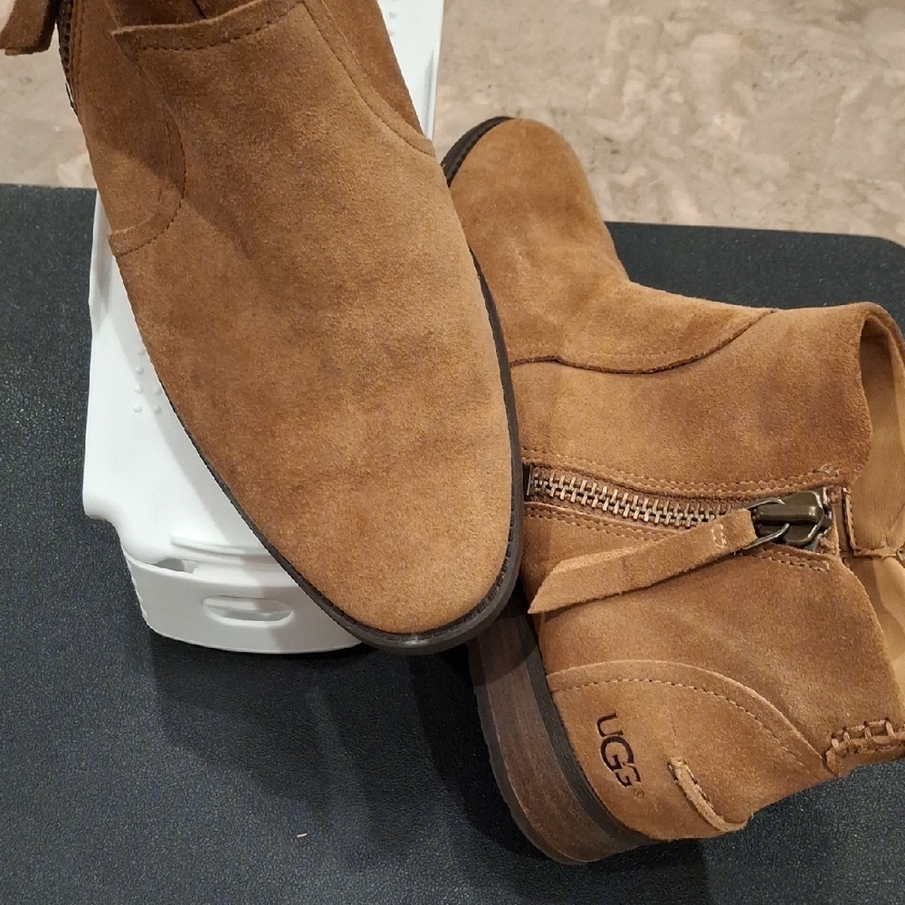 UGG Brown Suede Ankle Boots